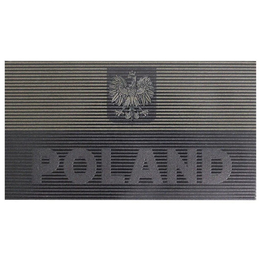 Naszywka Direct Action Polish Flag - Black/Borel Green