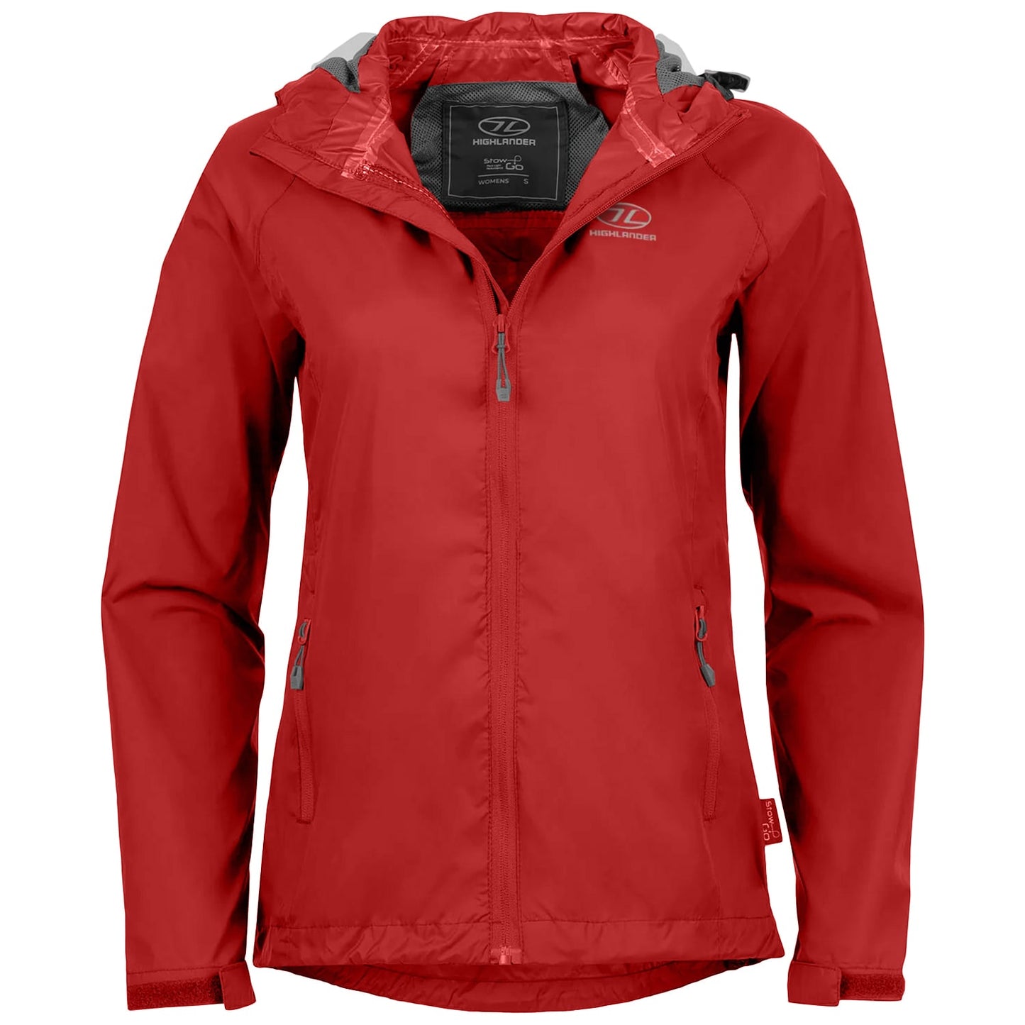 Kurtka damska Highlander Outdoor Stow & Go Pack Away - Red