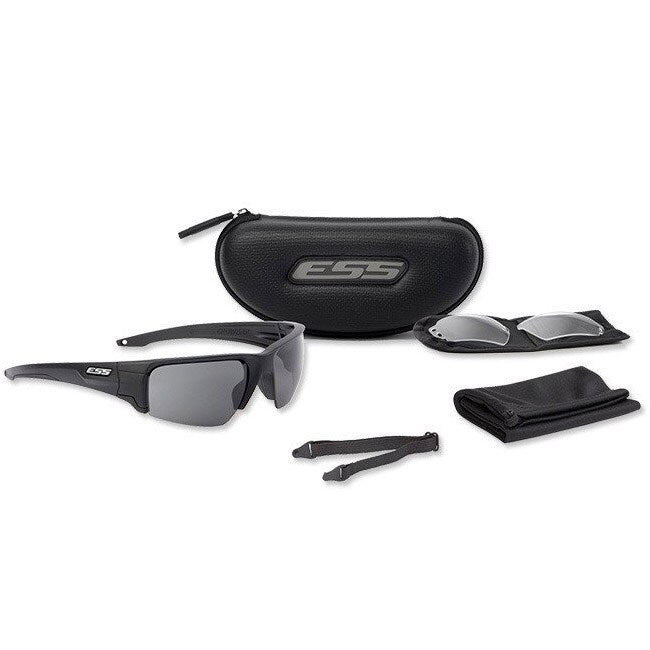Okulary taktyczne ESS Crowbar - Silver Logo Kit