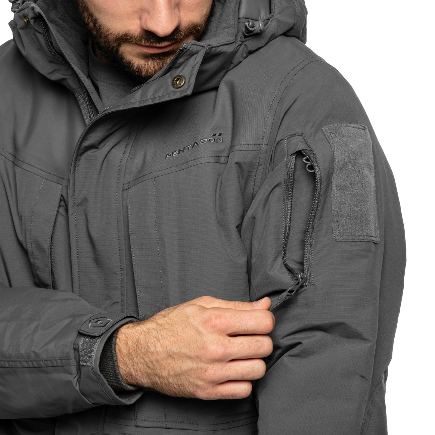 Kurtka Pentagon HCP Parka - Cinder Grey