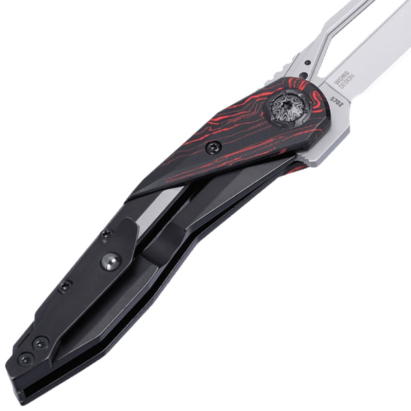Nóż składany CRKT Nucleus - Black/Red