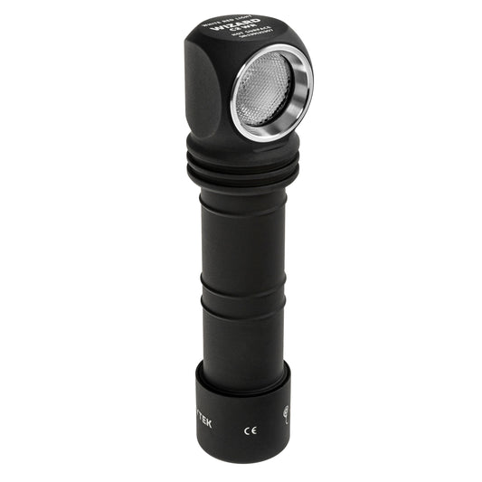 Latarka czołowa i kątowa Armytek Wizard C2 WR Magnet USB White - 1100 lumenów