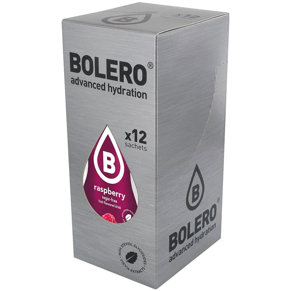 Napój w proszku Bolero Raspberry ze stewią 9 g - 12 szt.