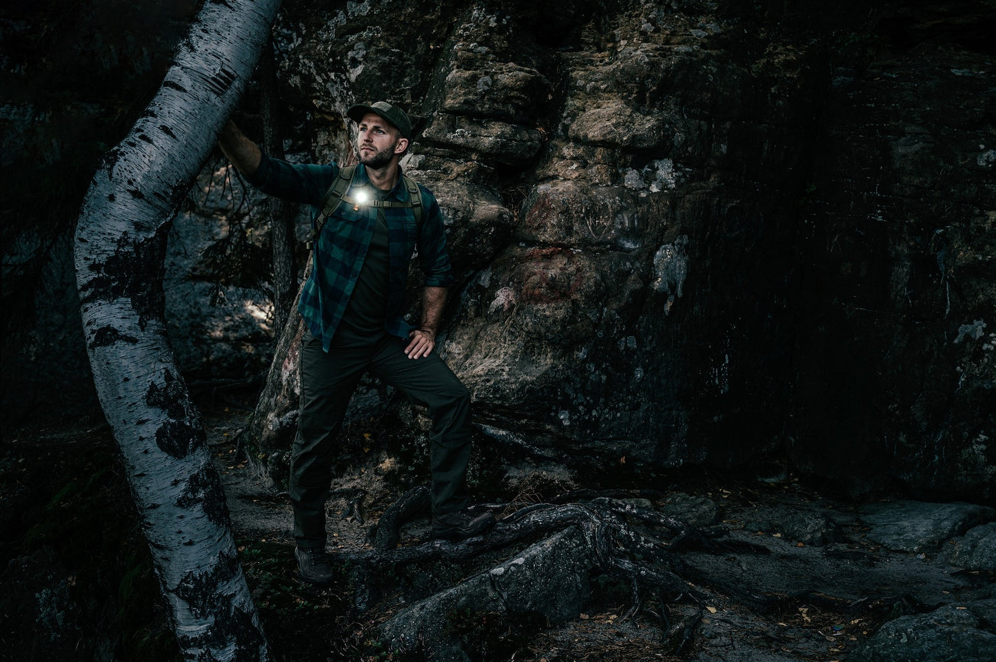 Spodnie Helikon Woodsman - Taiga Green