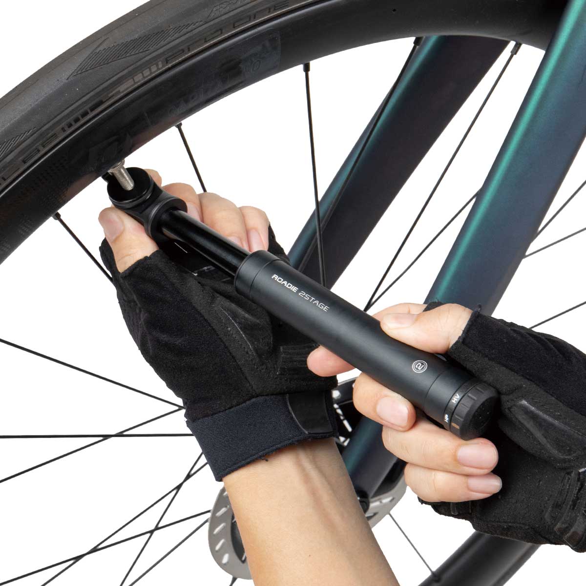 Pompka rowerowa Topeak Roadie 2 stage - Black