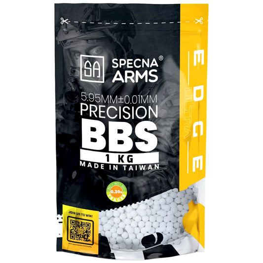 Kulki precyzyjne ASG Specna Arms EDGE Ultra Bio Tracer 0,30 g 1 kg - Green