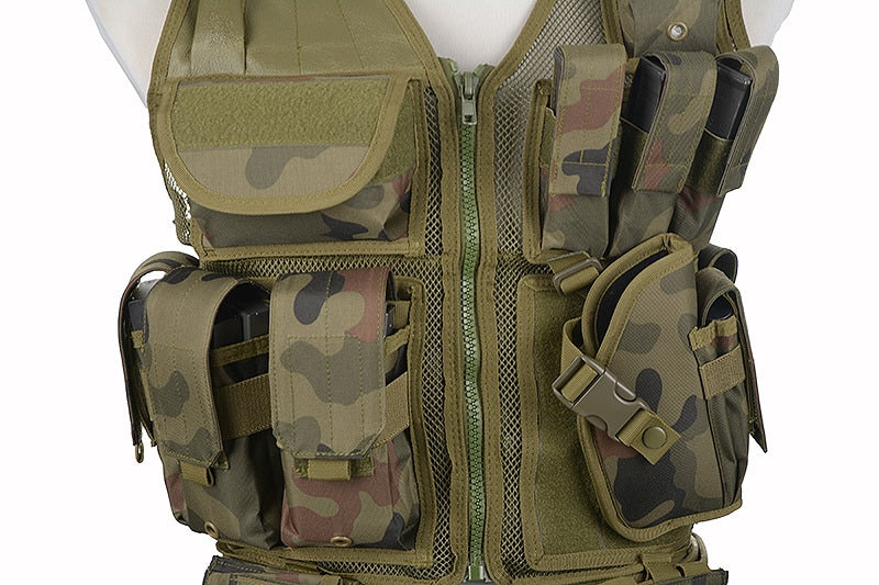 Kamizelka taktyczna GFC Tactical KAM-39 - wz.93 Pantera PL Woodland