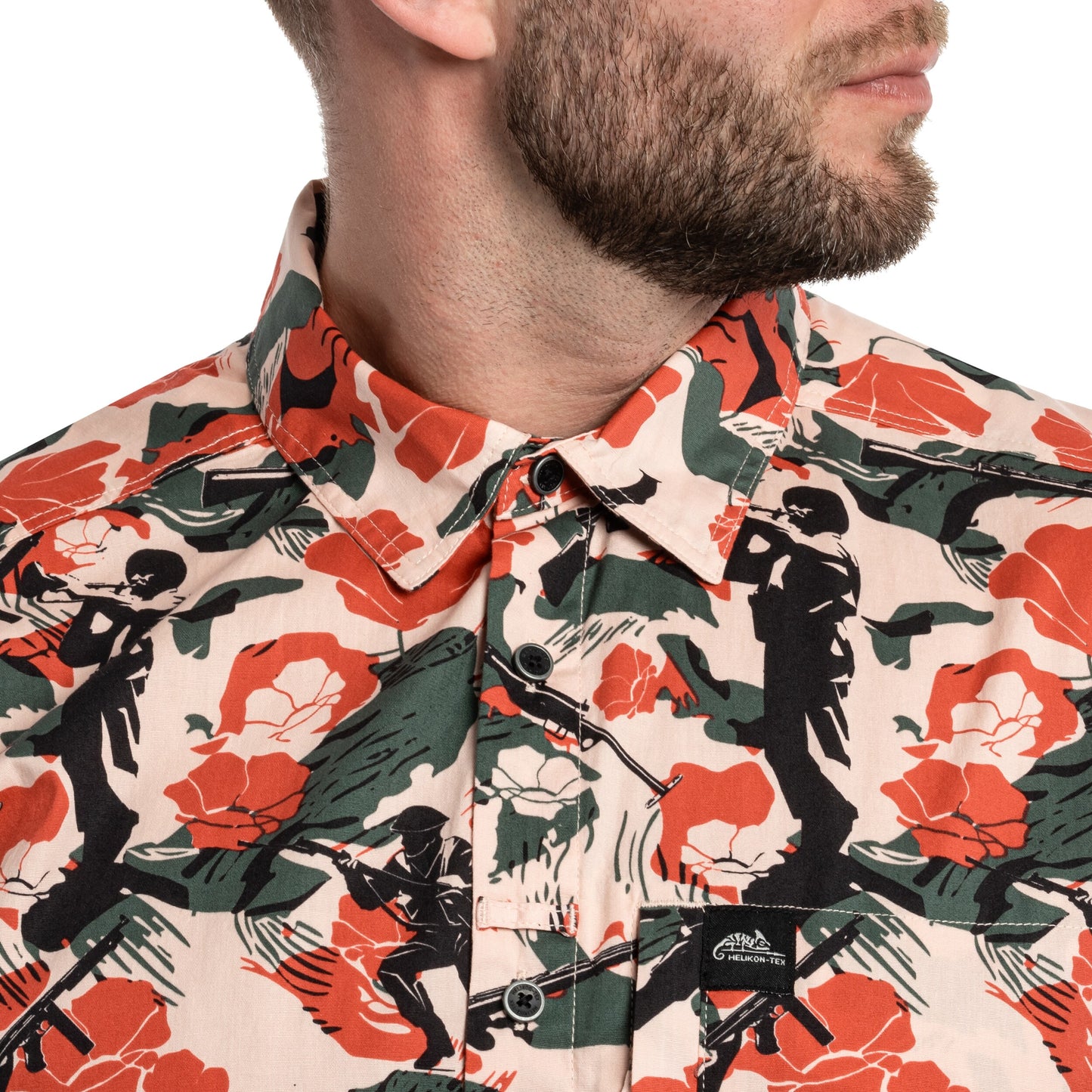 Koszula Helikon Tactical Hawaiian Short Sleeve - Cassino