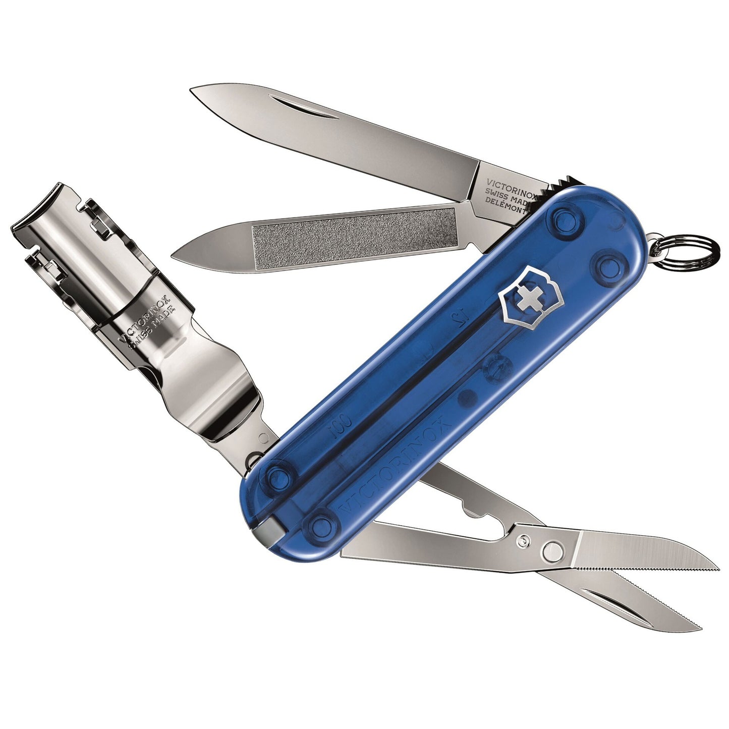 Scyzoryk Victorinox Nail Clip 580 - Transparent Blue