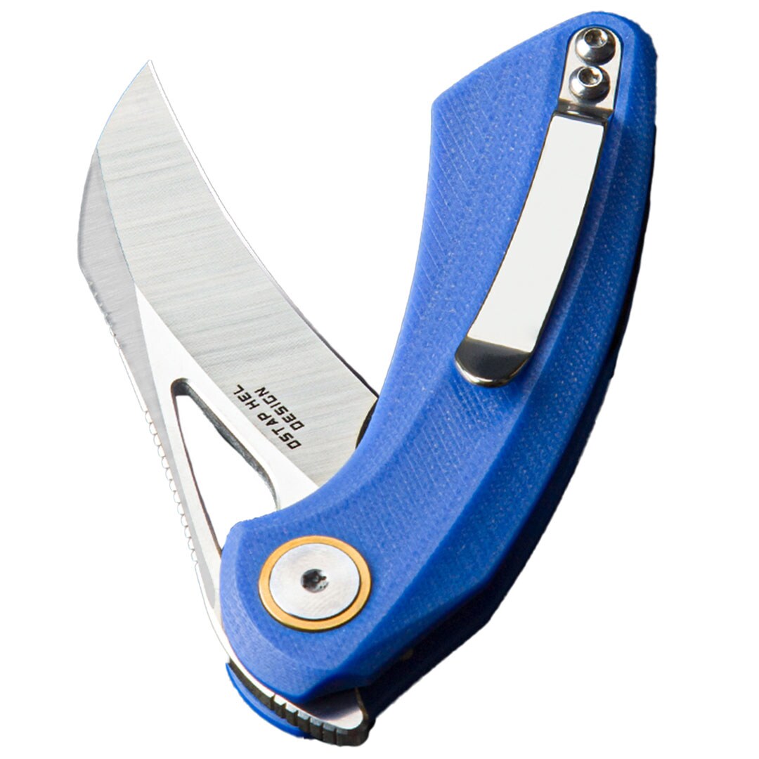 Nóż składany Bestech Knives Bihai Stonewash - Blue