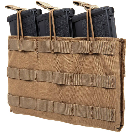 Potrójna ładownica Emerson Open Top na magazynki M4/M16 - Coyote Brown