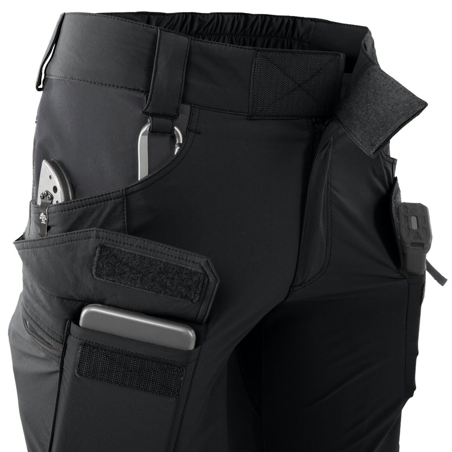Szorty damskie Helikon OTP Nylon 8,5" - Black/Shadow Grey
