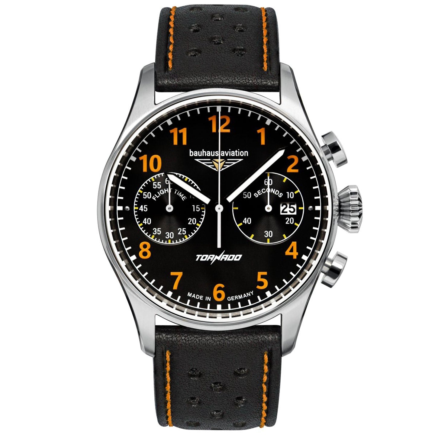 Zegarek Bauhaus Aviation Tornado Quartz 27705 - Black/Orange