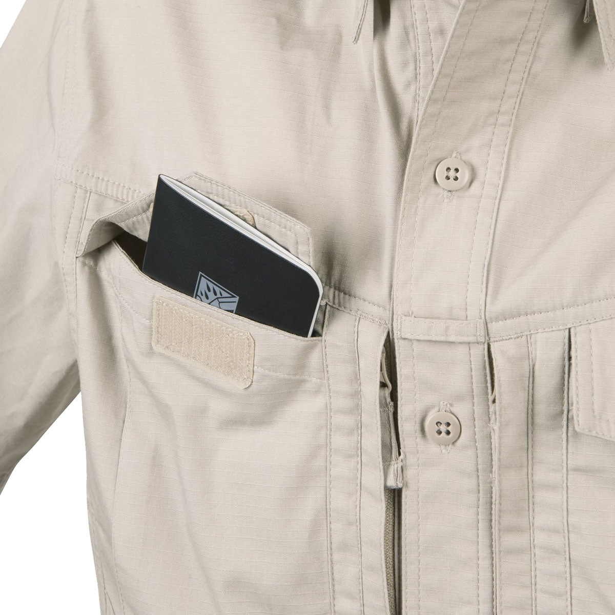 Koszula Helikon Defender Mk2 PolyCotton Ripstop Short Sleeve - Khaki