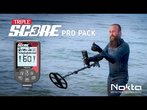 Wykrywacz metali Nokta Triple Score Pro Pack - Zestaw
