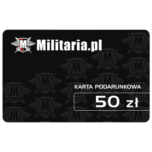 Karta podarunkowa Militaria.pl 50 zł