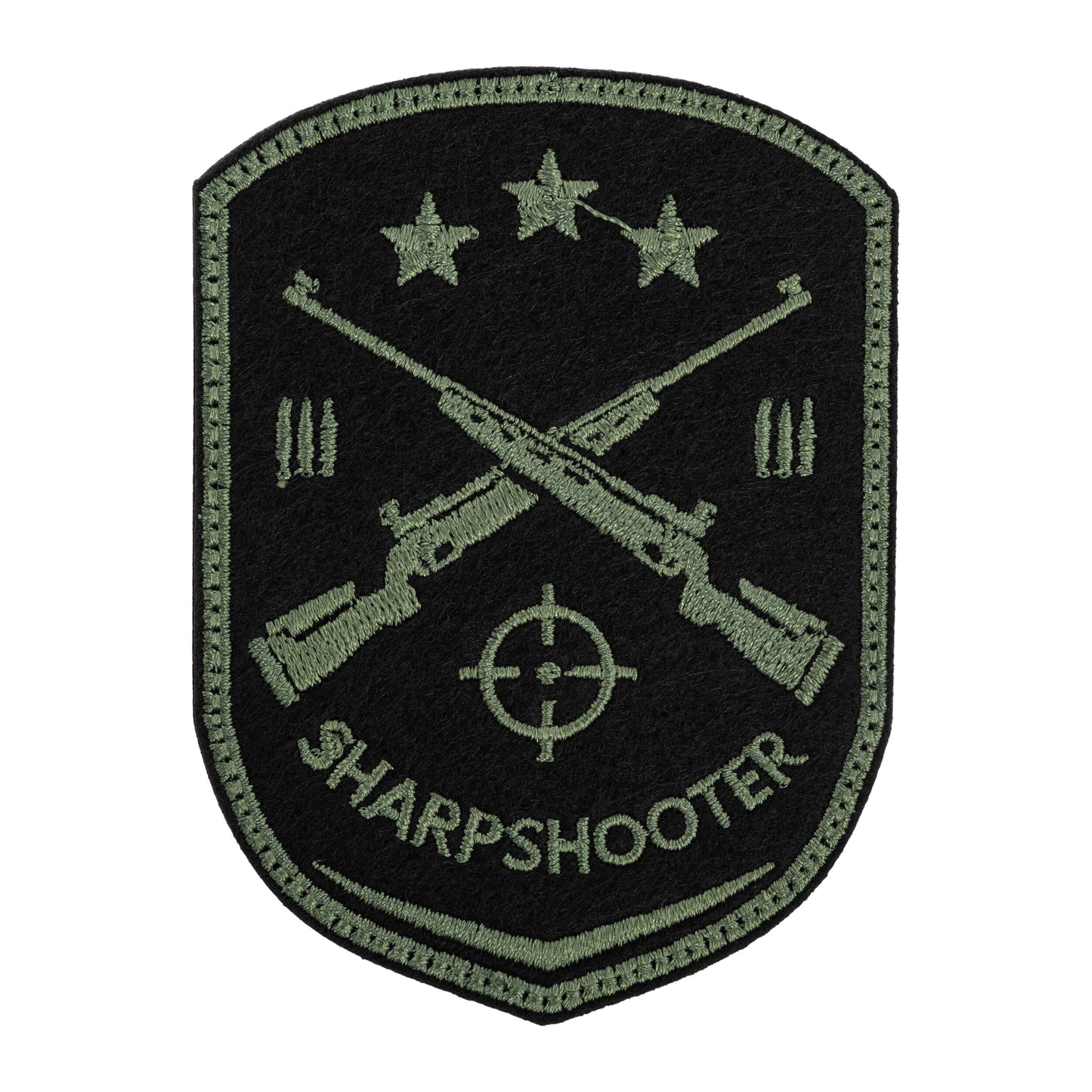 Naszywka Sharpshooter 65 x 90 mm - Green