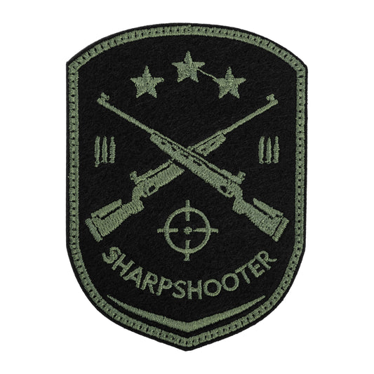 Naszywka Sharpshooter 65 x 90 mm - Green