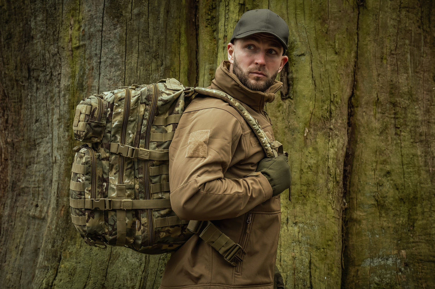 Plecak Mil-Tec Assault Pack Large 36 l - Arid MC Camo