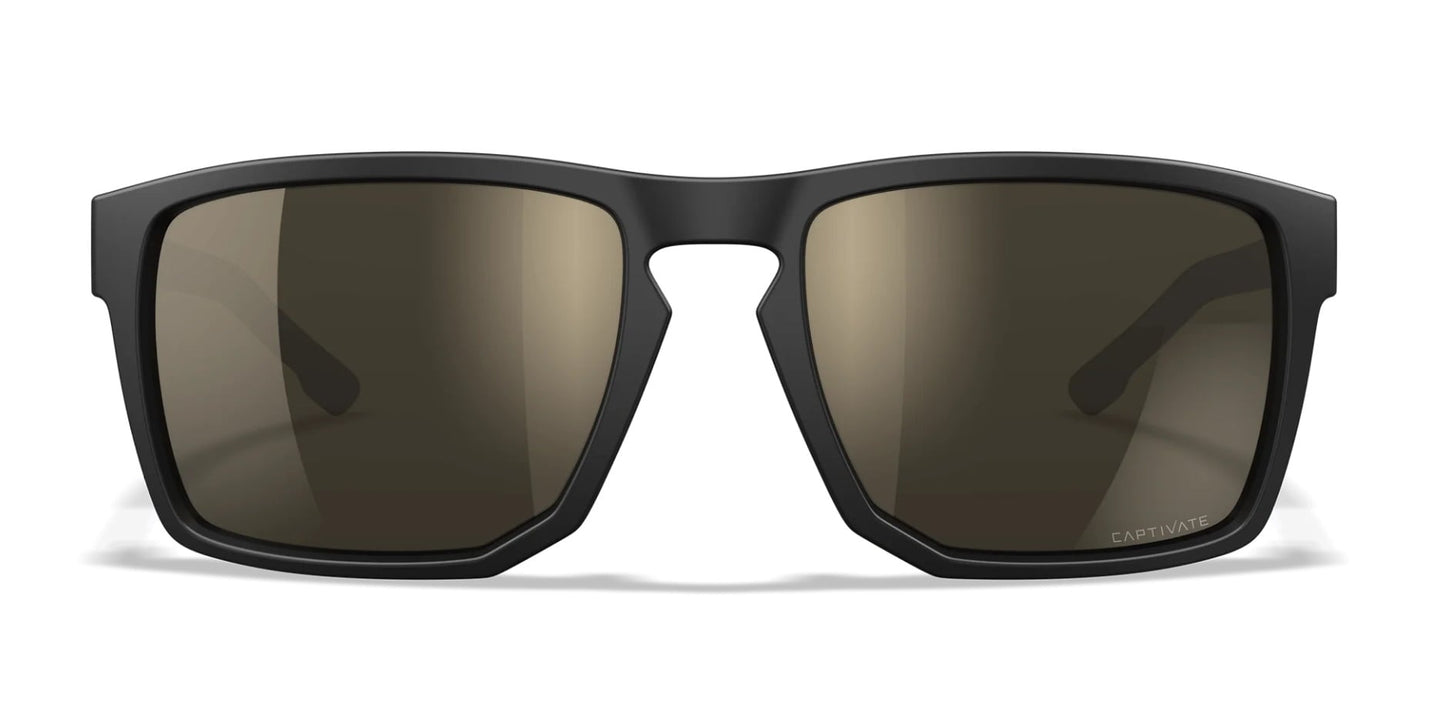 Okulary taktyczne Wiley X Apex - Captivate Polarized Tungsten Mirror/Matte Black