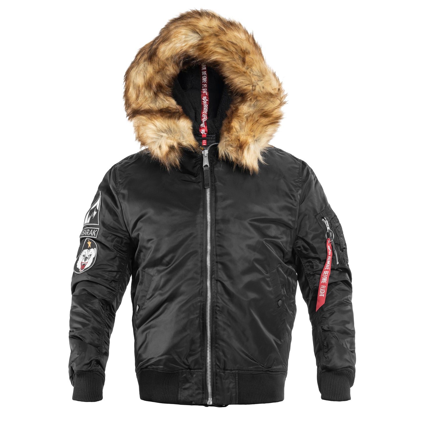 Kurtka Alpha Industries MA-1 Hooded Arctic - Black