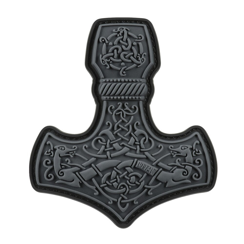 Naszywka M-Tac Mjolnir Large PVC - Grey