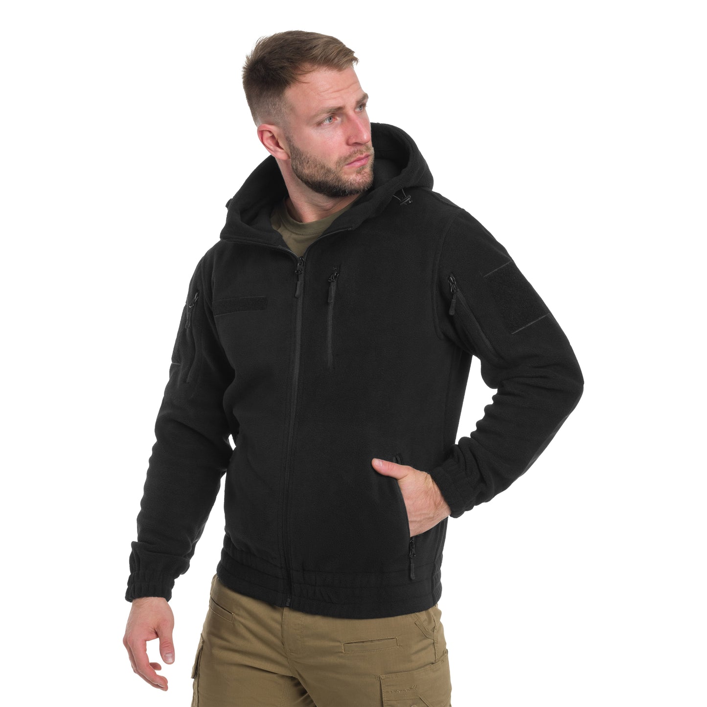Polar Mil-Tec Cold Weather Fleece Jacket GEN.II - Black