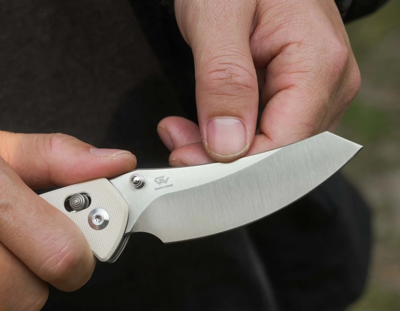 Nóż składany Civivi Sixgill G10 - Ivory