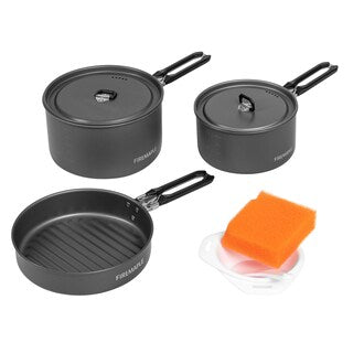 Zestaw naczyń turystycznych Fire Maple Feast 3 - Black