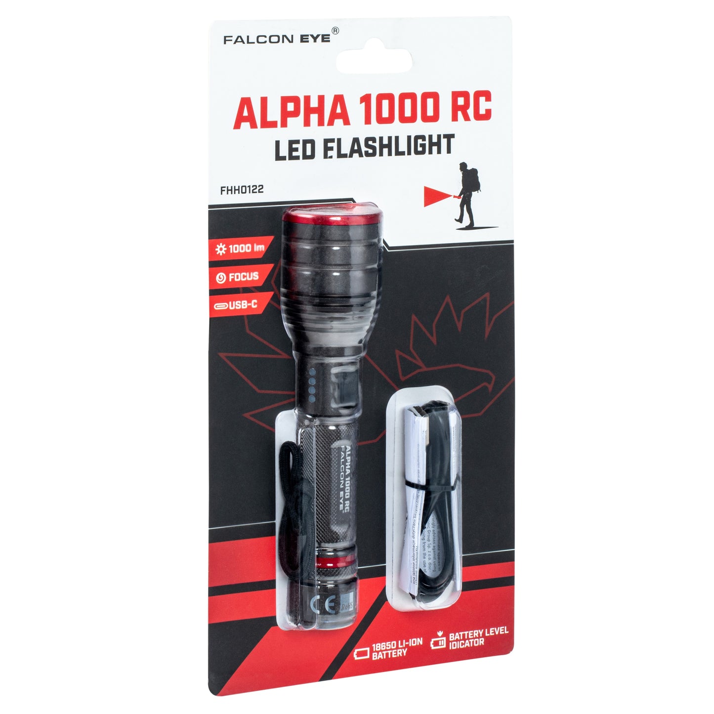 Latarka Mactronic Falcon Eye Alpha 1000 RC - 1000 lumenów