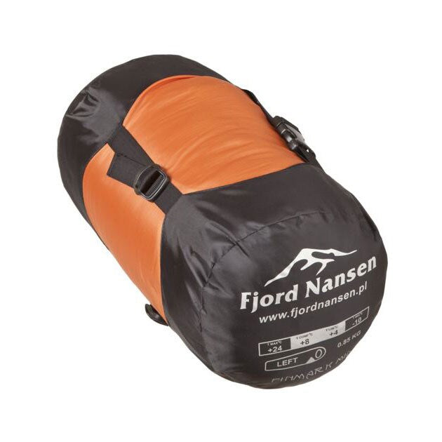 Śpiwór Fjord Nansen Finmark Mid Carnelian 850 g - lewy