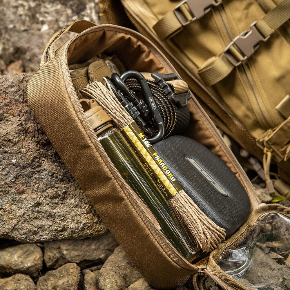 Organizer M-Tac Elite przezroczysty Large (30 x 19 cm) - Coyote