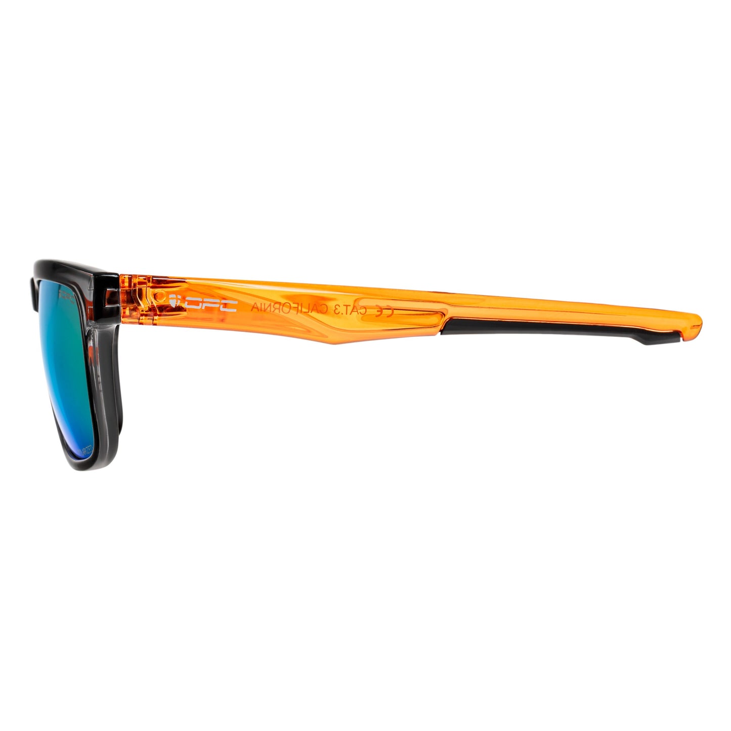 Okulary przeciwsłoneczne OPC Lifestyle California Black/Orange Revo z polaryzacją