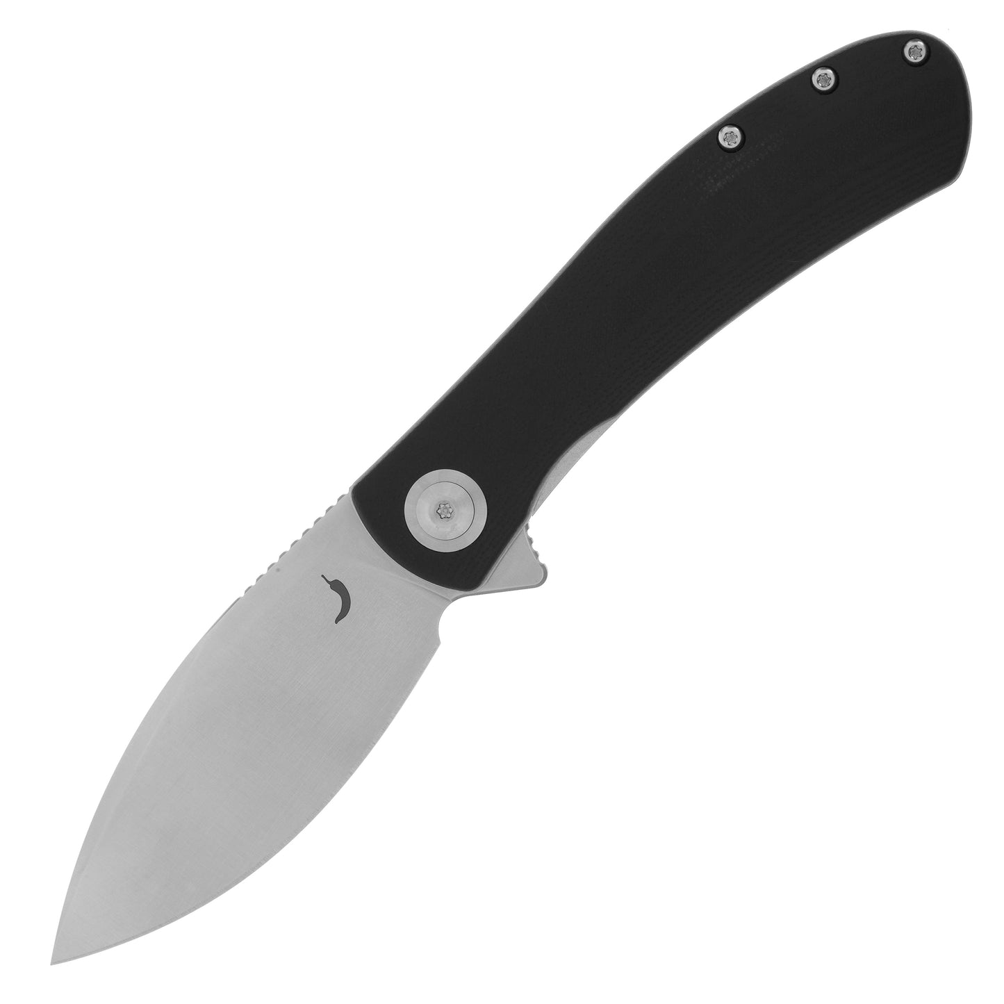Nóż składany Trollsky Knives Mandu EVO Satin 14C28N/Black G10