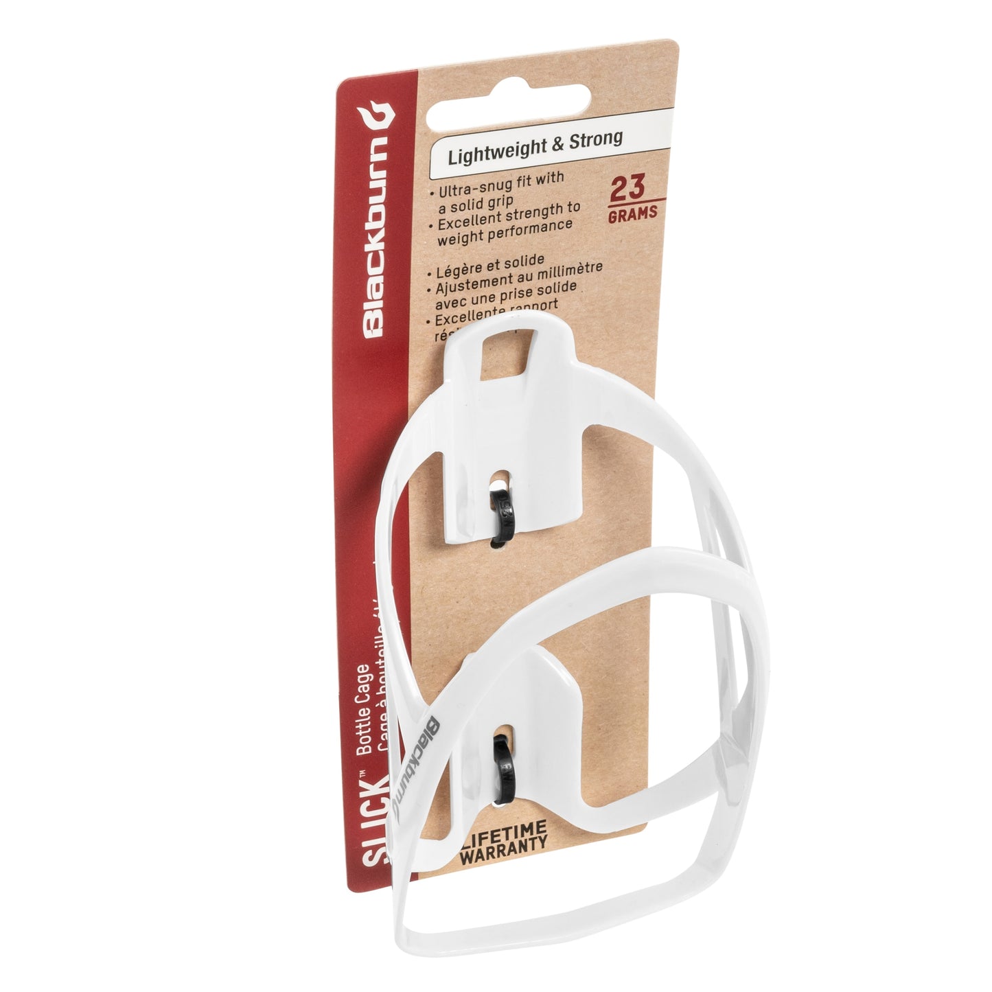 Koszyk na bidon Blackburn Slick - White