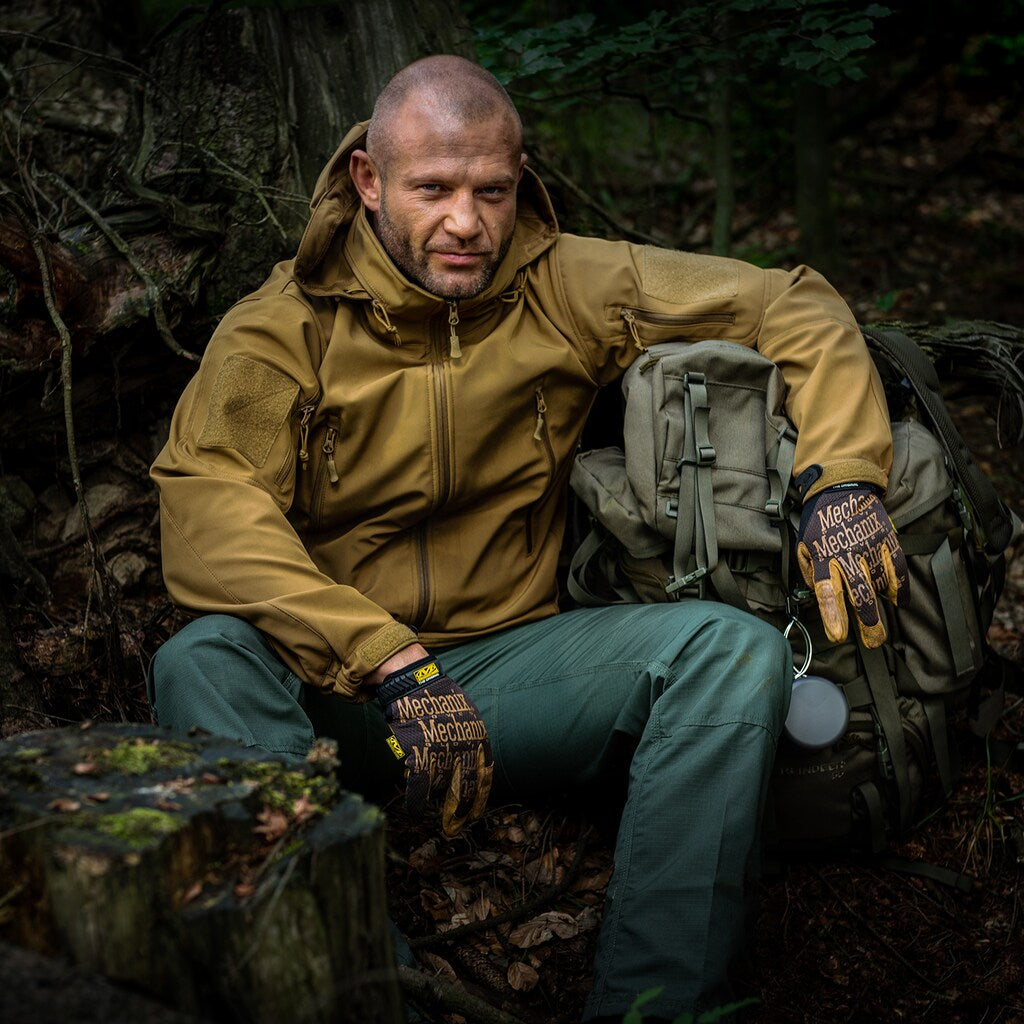 Kurtka Helikon Gunfighter Softshell Shark Skin Windblocker - Coyote