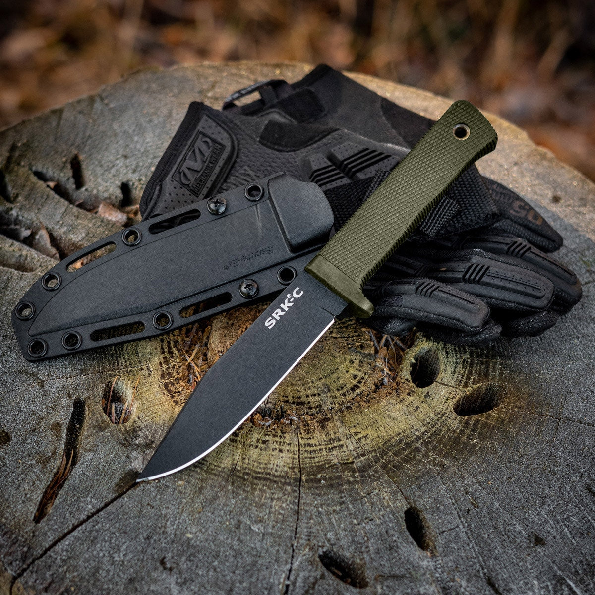 Nóż Cold Steel SRK Compact SK-5 - OD Green
