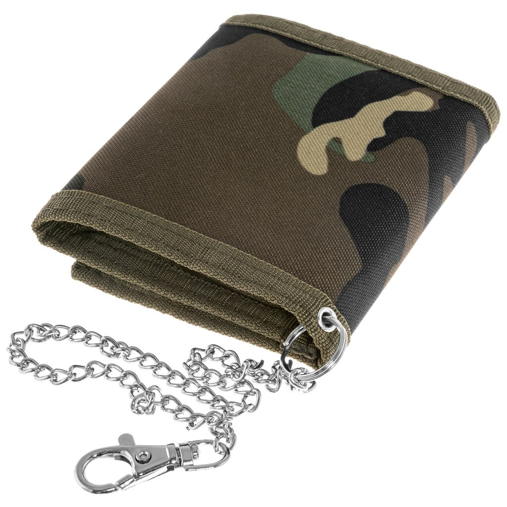 Portfel Mil-Tec z łańcuszkiem - Woodland