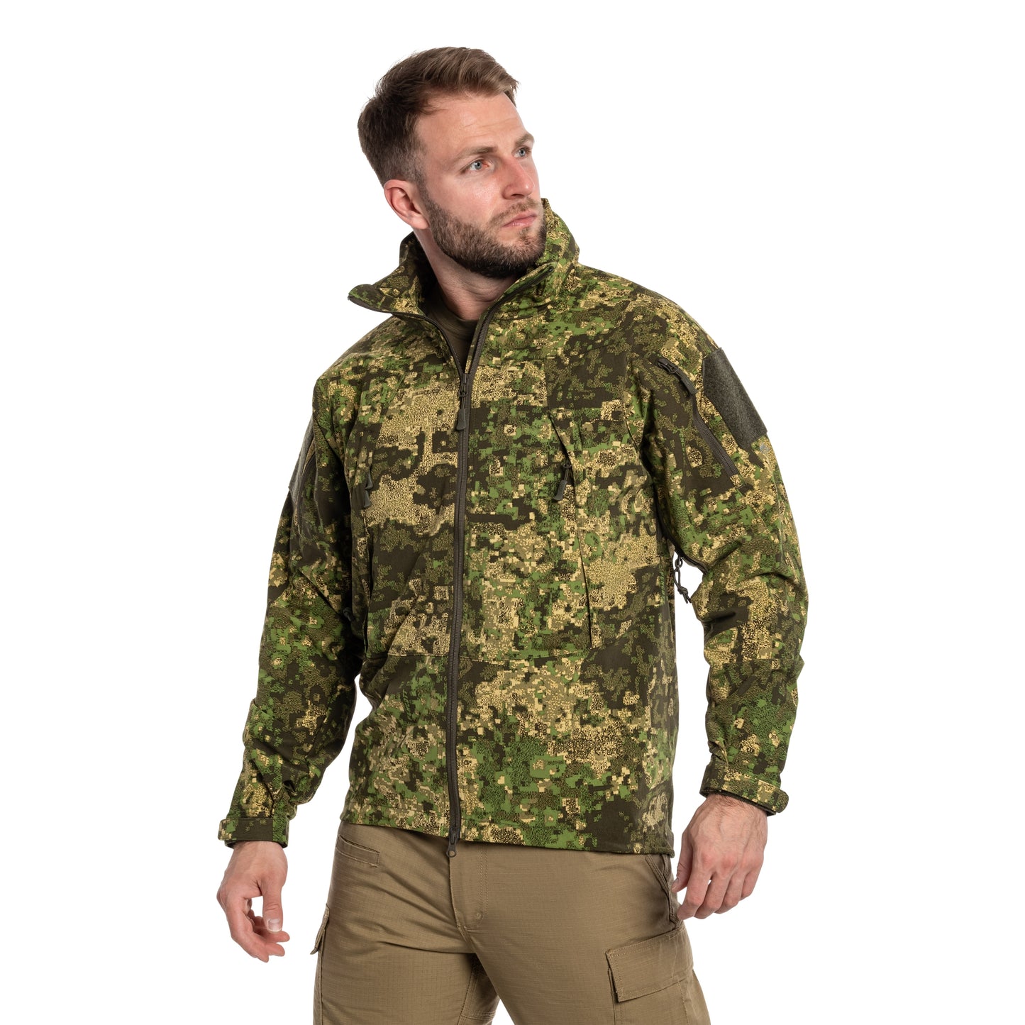 Kurtka Helikon Trooper StormStretch Softshell MK2 - Pencott Wildwood
