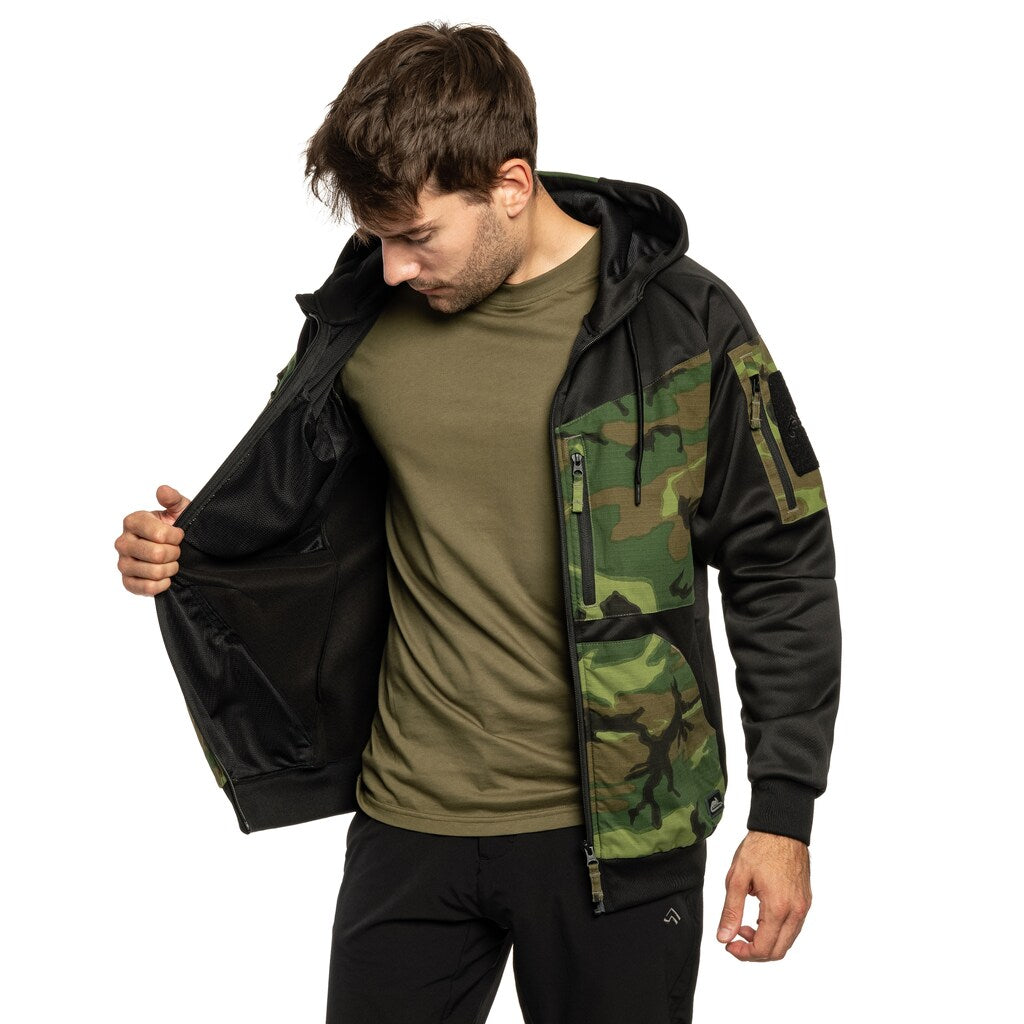 Bluza Helikon Rogue Hoodie - Black/ERDL