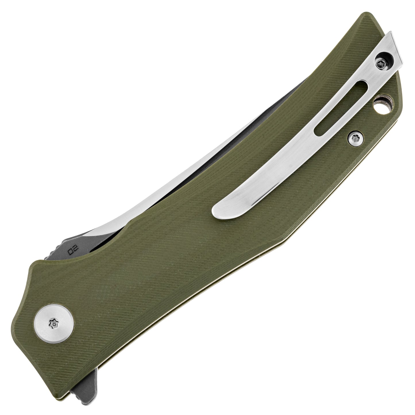 Nóż składany Bestech Knives Scimitar - Green/Gray Satin