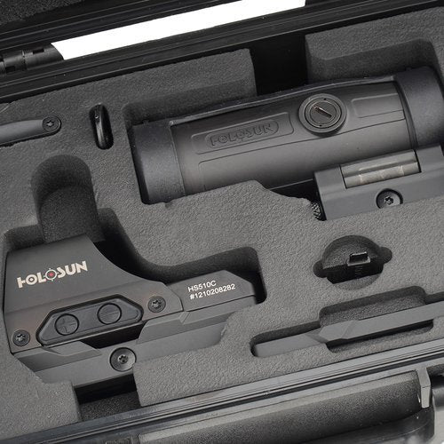 Zestaw kolimatora Holosun 510C z powiększalnikiem HMX3