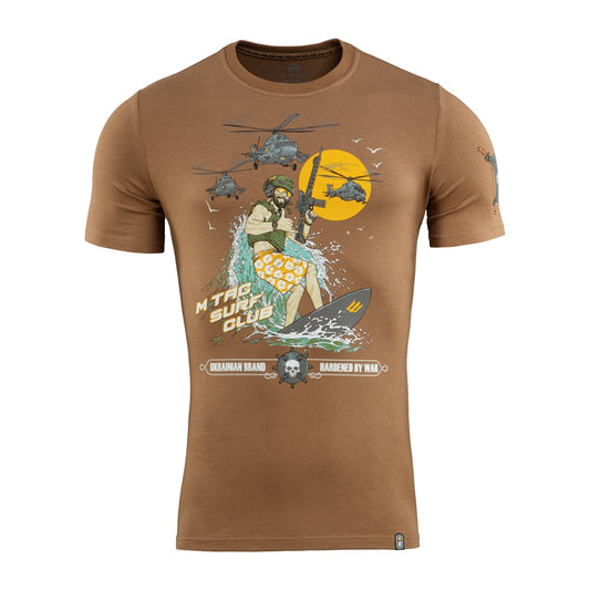 Koszulka T-shirt M-Tac Surf Club - Coyote Brown
