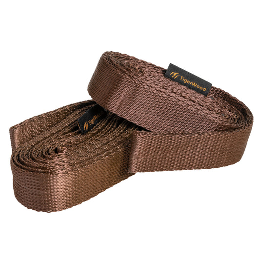Taśmy do mocowania hamaka TigerWood 2 m - Brown