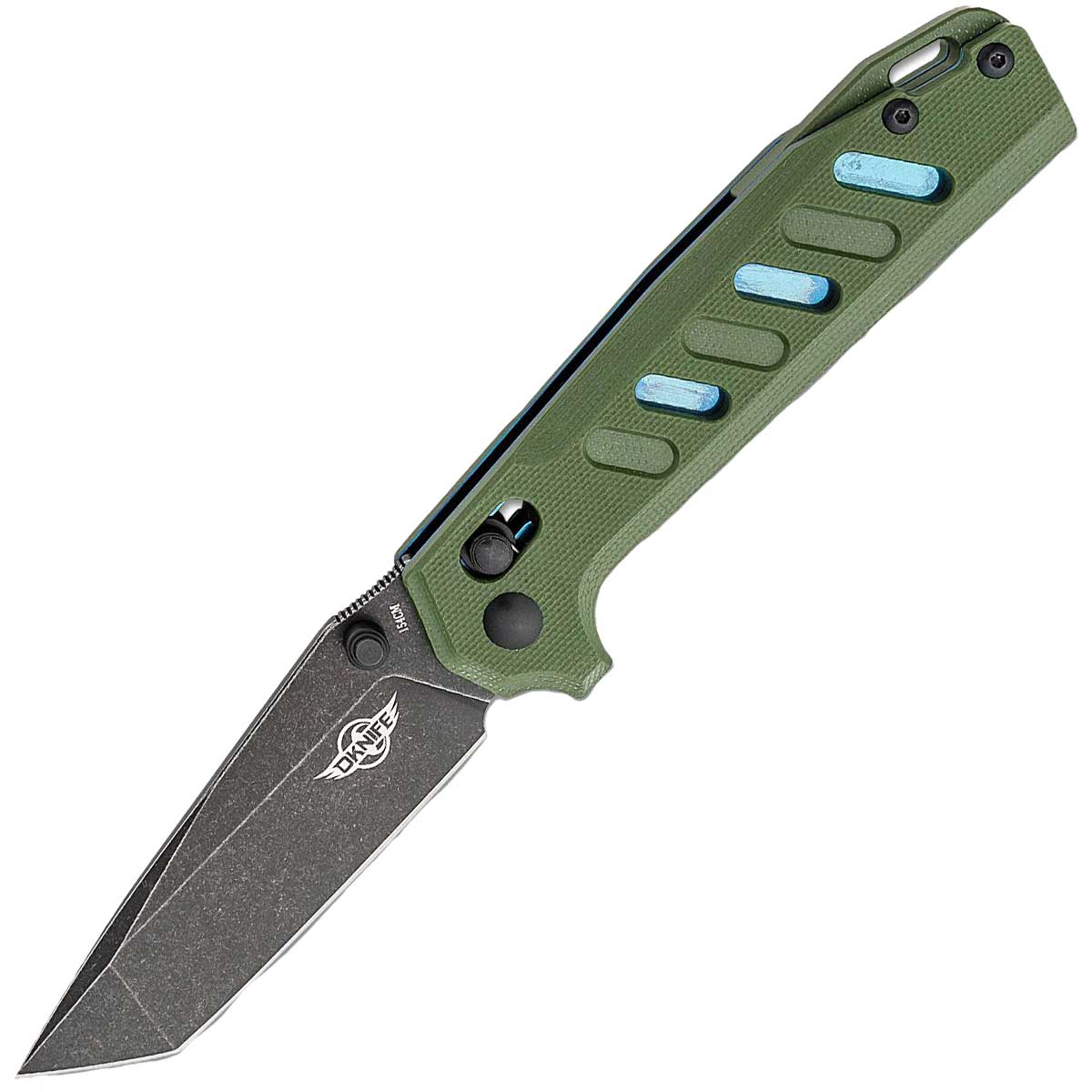 Nóż składany Oknife Rubato OD Green - stal nierdzewna 154CM