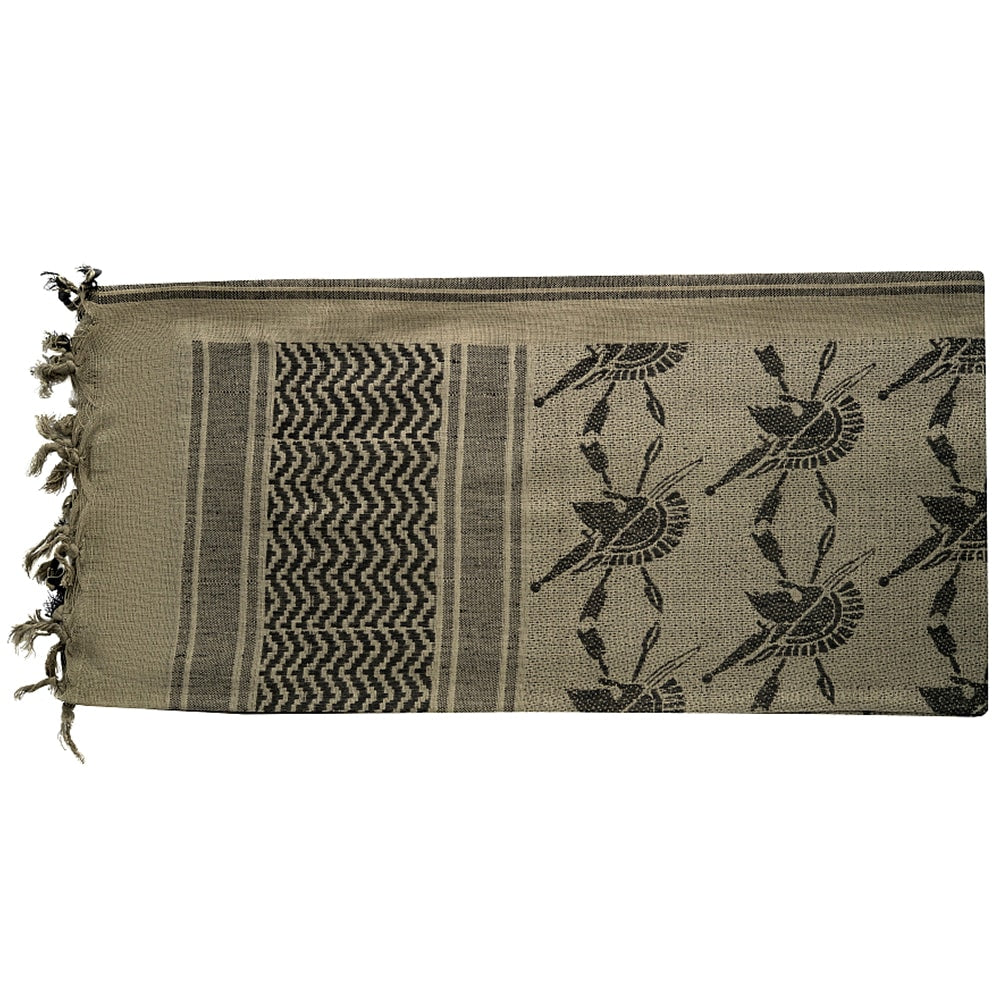 Arafatka chusta ochronna M-Tac Shemagh Spartan - Foliage Green/Black