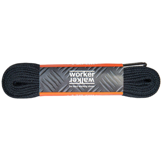 Sznurowadła Worker Walker XTR Pro płaskie 130 cm - Czarny
