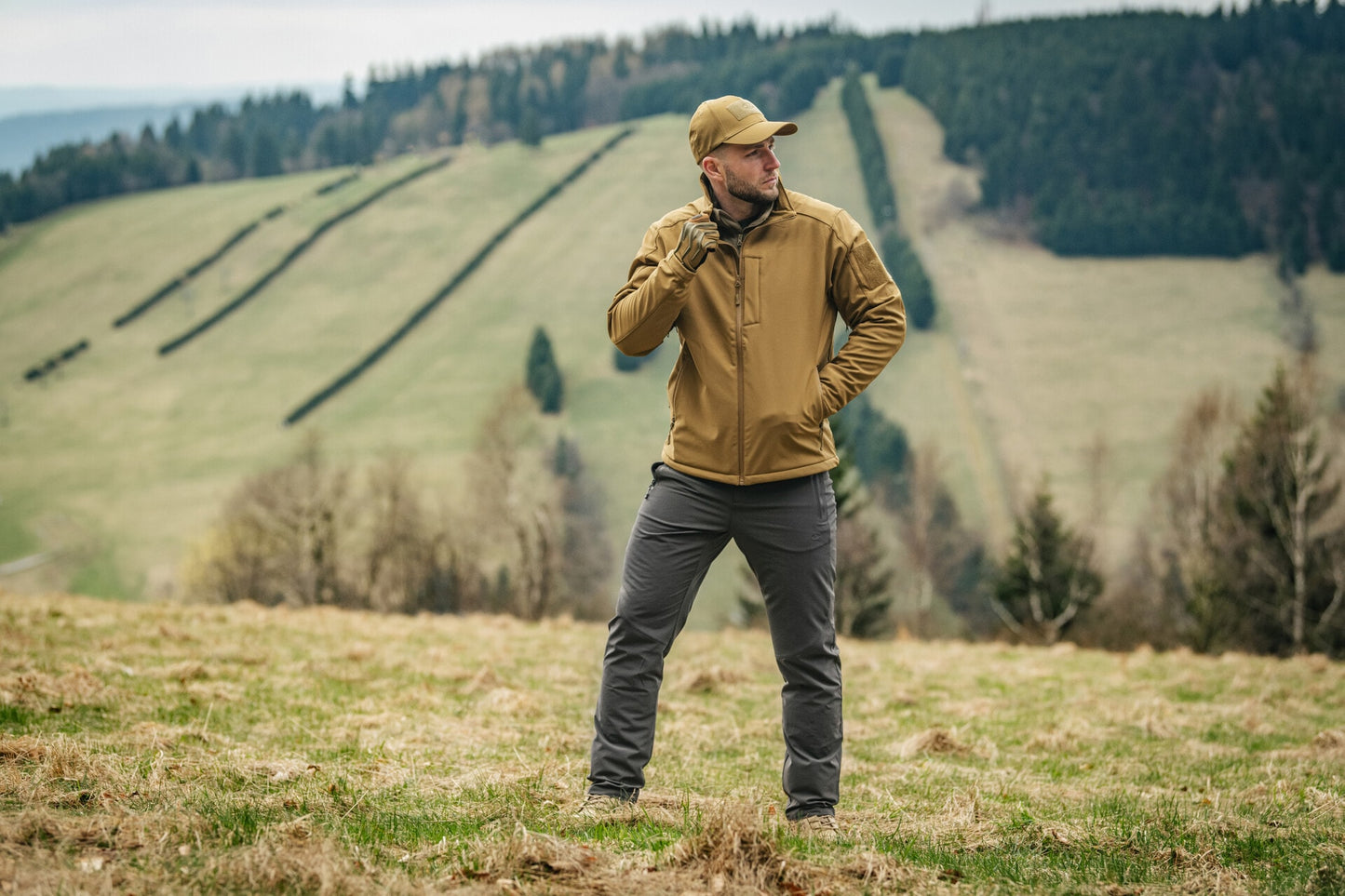 Spodnie Highlander Outdoor Munro Walking Trousers - Dark Grey
