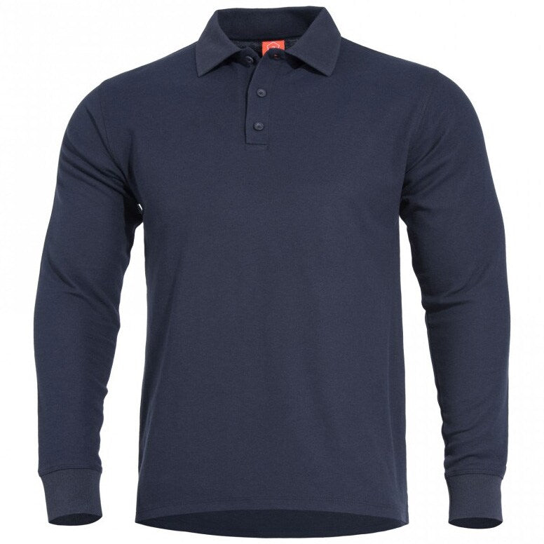 Koszulka polo Pentagon Aniketos Long Sleeve - Navy Blue