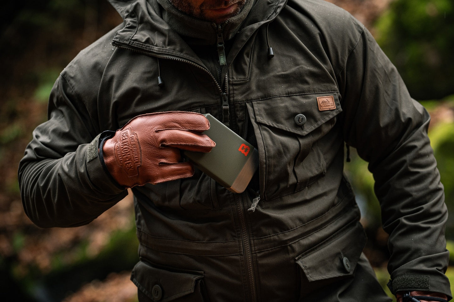 Kurtka Helikon SAS Smock Duracanvas - Taiga Green